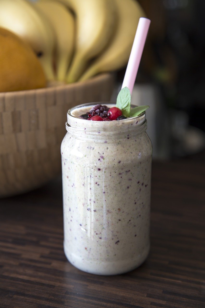 smoothie, fruit, blend